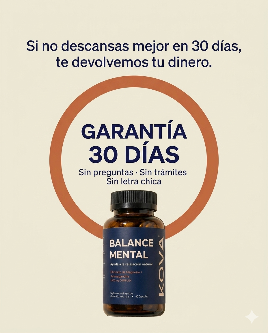 KOVA Paz Mental – Glicinato de Magnesio + Ashwagandha