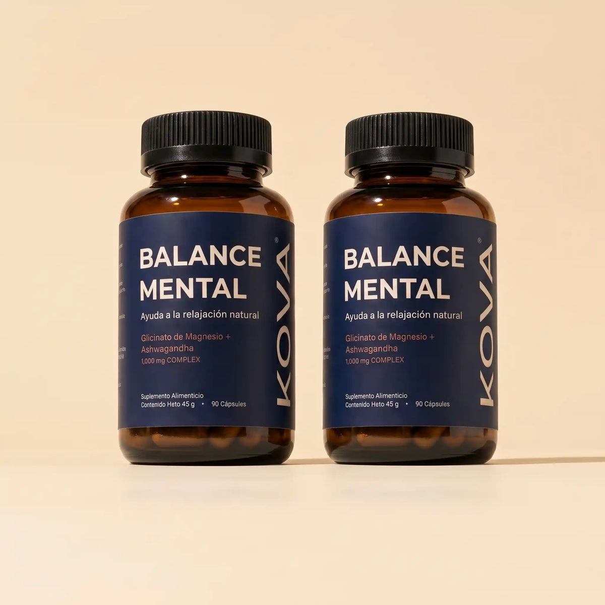KOVA Balance Mental — Pack de 2 frascos, 90 noches de descanso