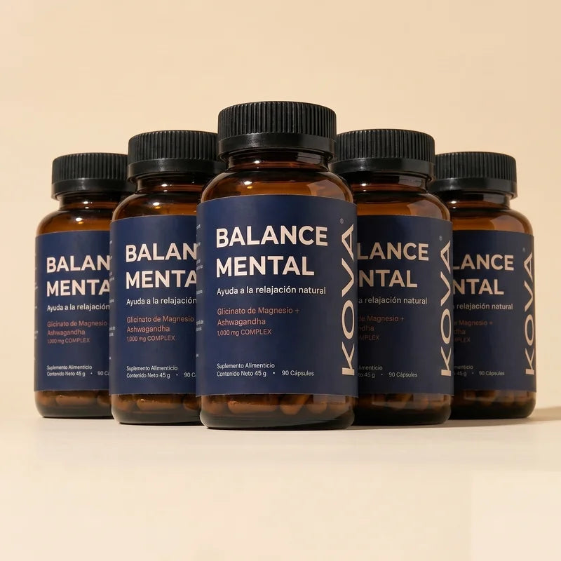 KOVA Balance Mental — Pack de 5 frascos, lleva 3 y 2 gratis
